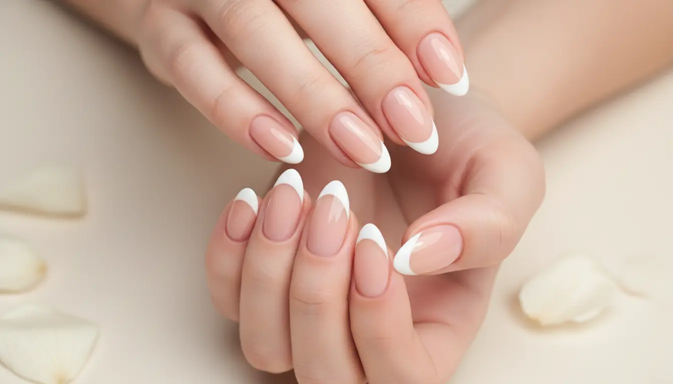 french tip nails