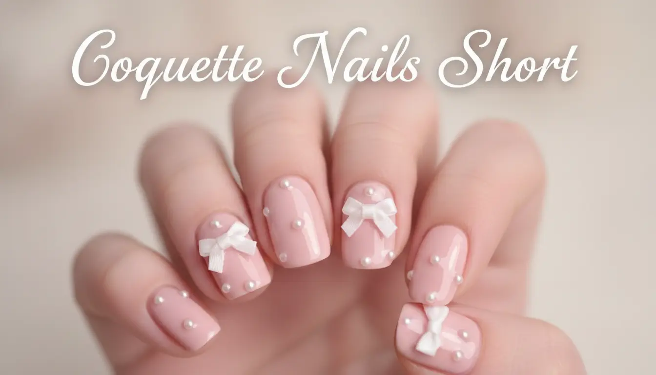 Coquette Nails Short: The Cutest Trend for Soft, Feminine & Aesthetic Nail Looks