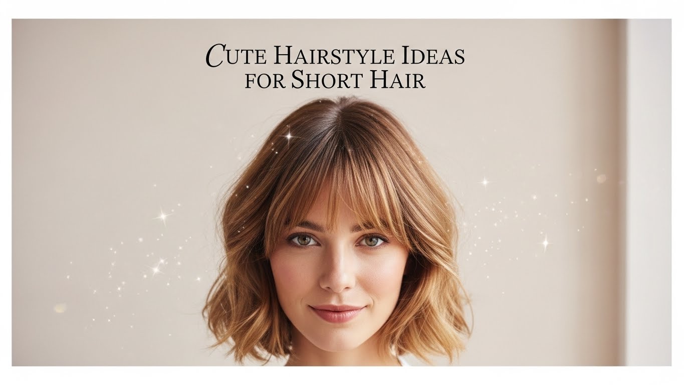 Cute hairstyle ideas for short hair