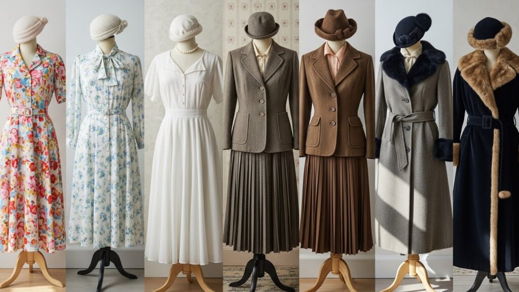 old fashion outfits for women